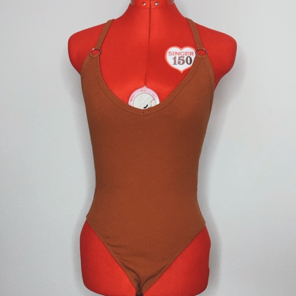 Rust Cami bodysuit